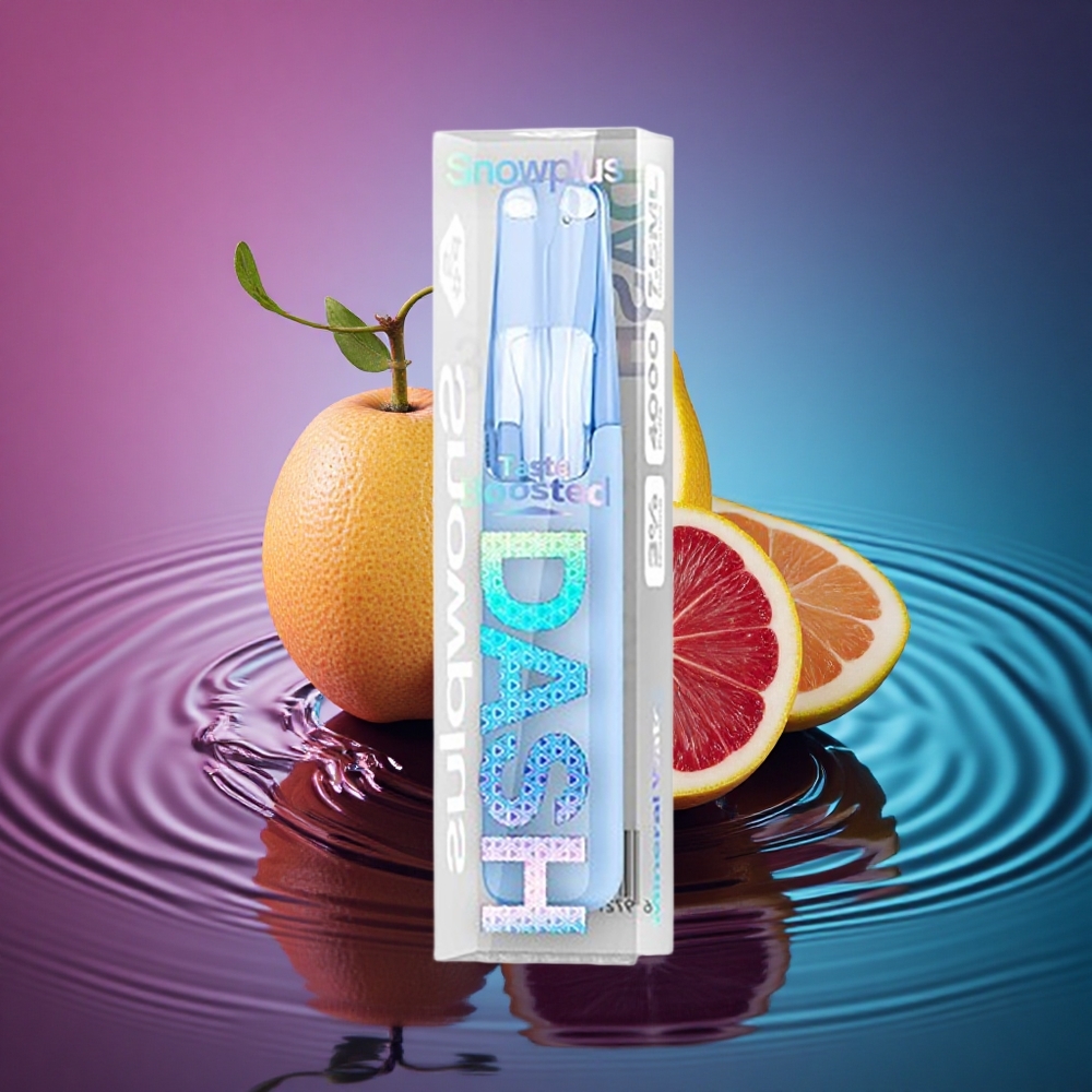 Snowplus Dash 4000 Puffs Agua Mineral Cerámica 530mAh 5% Nicotina