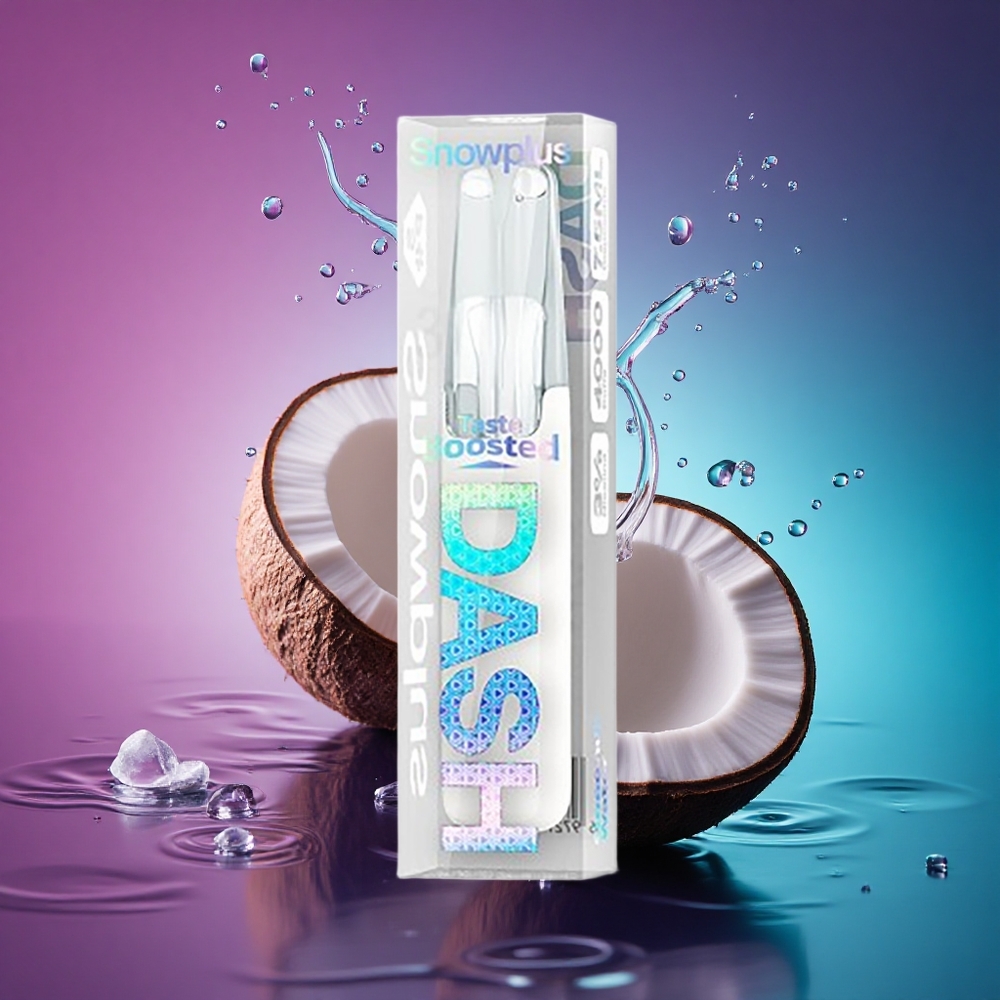 Snowplus Dash 4000 Puffs Agua de Coco Cerámica 530 mAh