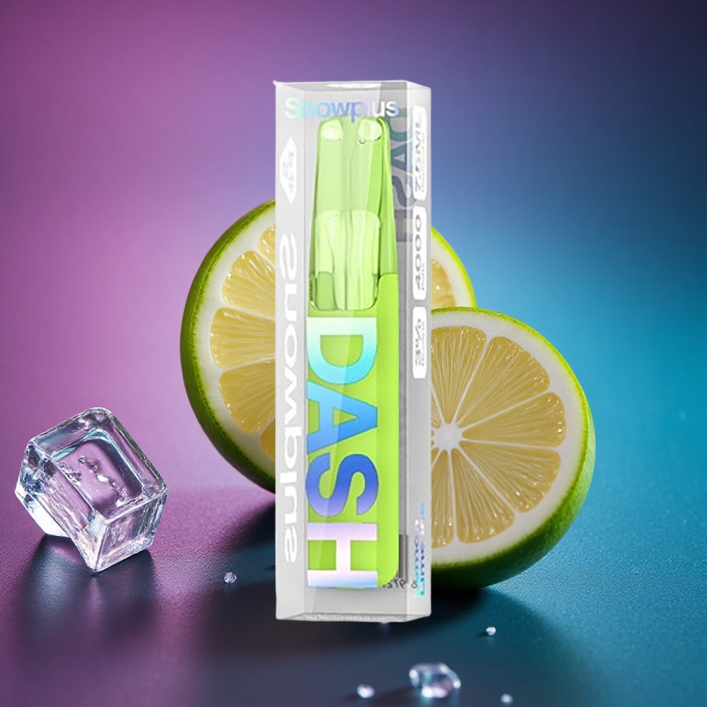 Snowplus Dash 4000 Puffs Limón Lima Hielo con Cerámica y 530 mAh
