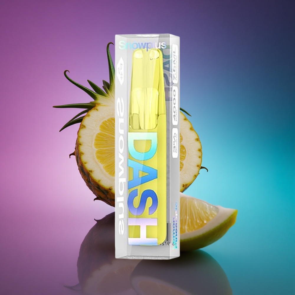 Snowplus Dash 4000 Puffs Piña Limón Cerámica 530mAh 5% Nicotina