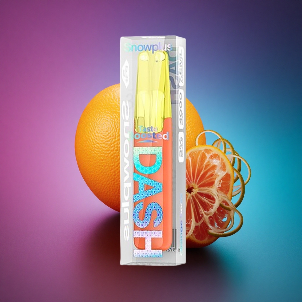 Snowplus Dash 4000 Puffs Refresco de Naranja Cerámico 530mAh 5% Nicotina