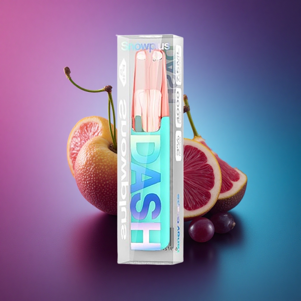 Snowplus Dash 4000 Puffs Uva Ácida Cerámica 530mAh 5% Nicotina