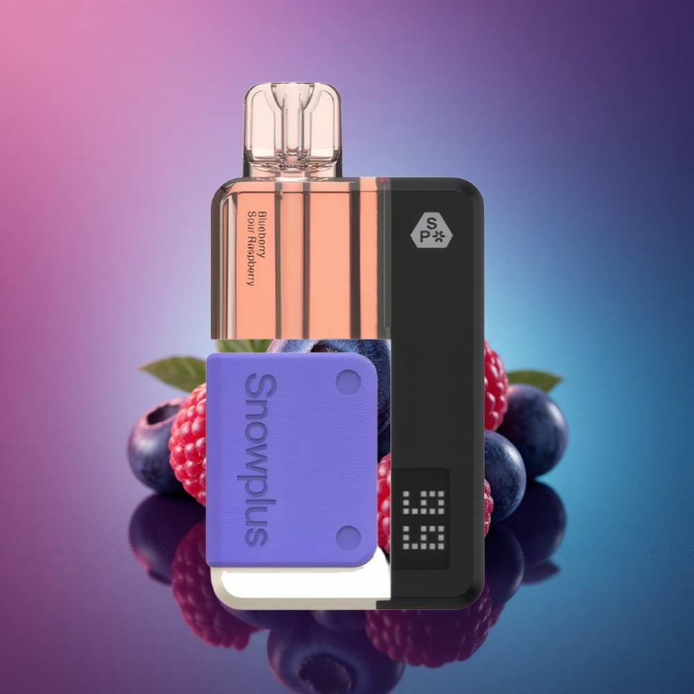 Snowplus Swift 15000 Puffs Pod Kit Arándano Agrio Frambuesa Dual Mesh 1000 mAh 2+10 ml