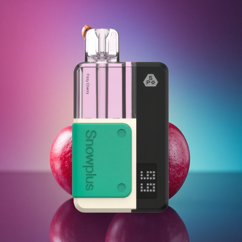 Snowplus Swift 15000 Puffs Pod Kit Cereza Burbujeante 1000mAh Dual Mesh 2+10ml