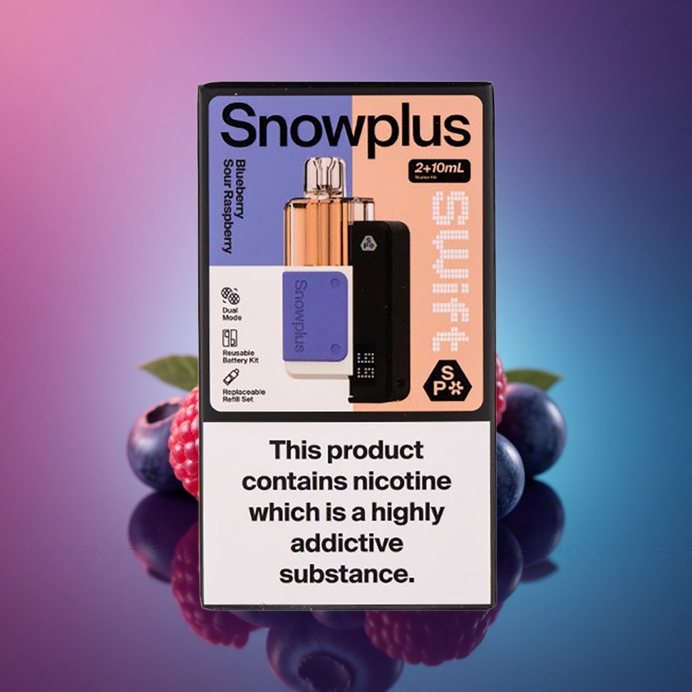 Snowplus Swift 5000 Puffs Arándano Agrio Frambuesa 2% Nicotina 1000 mAh Dual Mesh