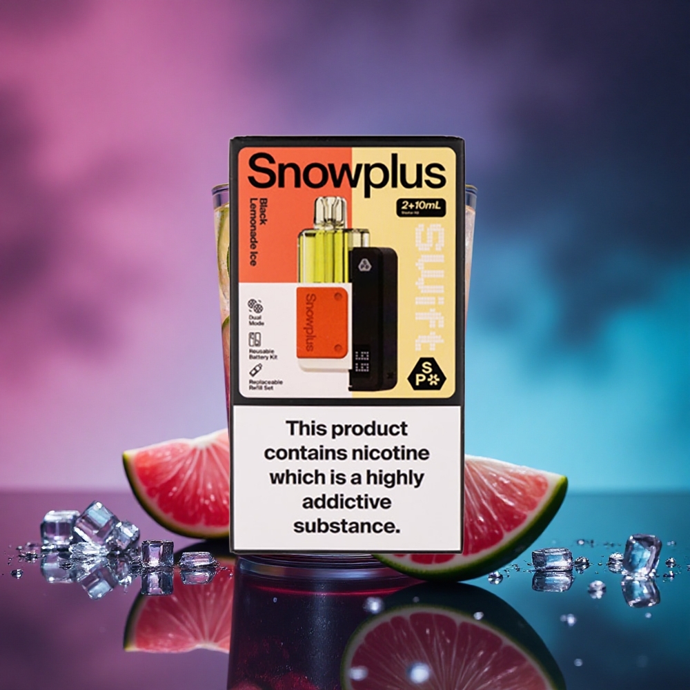 Snowplus Swift 5000 Puffs Limonada Negra Helada Dual Mesh 2% Nicotina