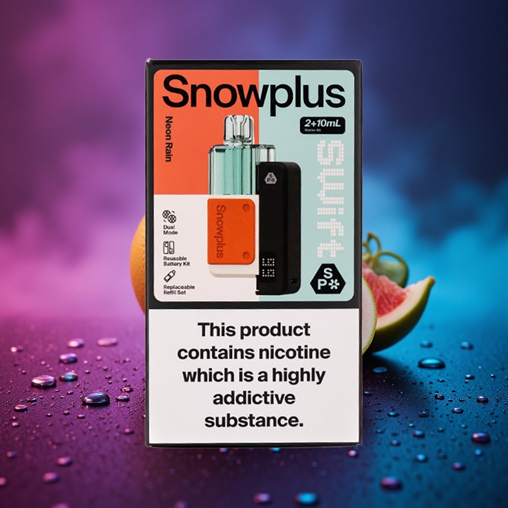 Snowplus Swift 5000 Puffs Lluvia Neón Doble Malla 2% Nicotina