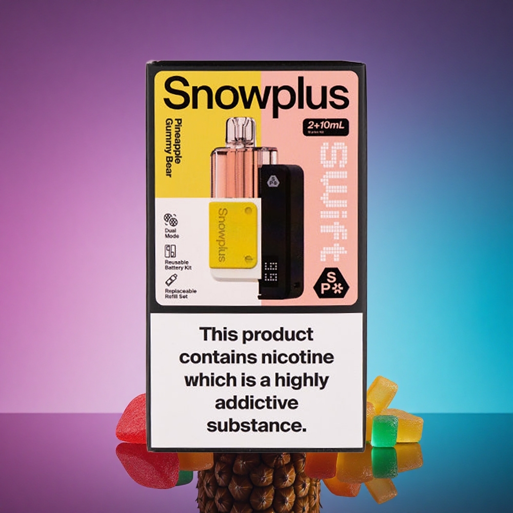 Snowplus Swift 5000 Puffs Osito de Gominola de Piña Dual Mesh 1000 mAh