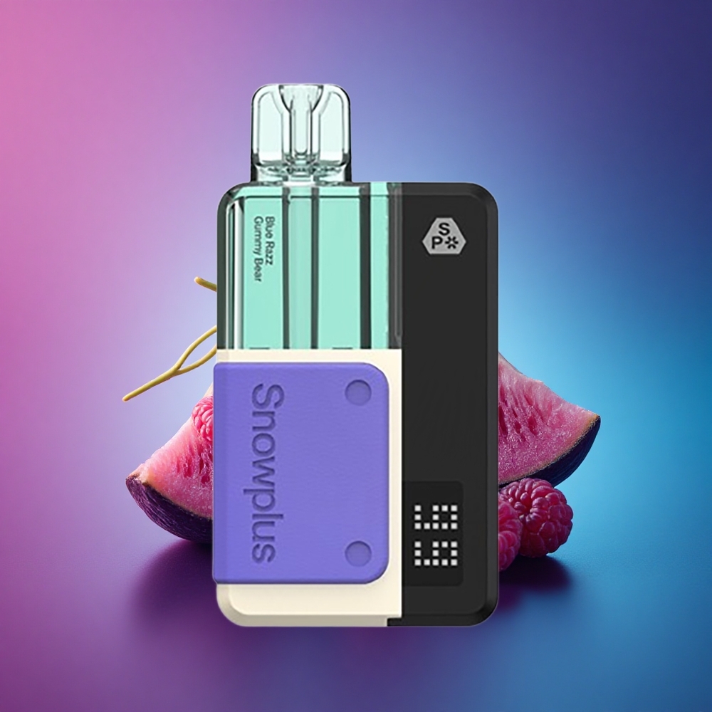 Snowplus Swift 5000 Puffs Osito de Gomosa Azul Turquesa con Dual Mesh y 2% Nicotina