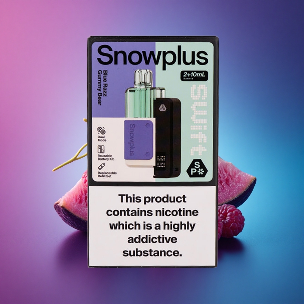 Snowplus Swift 5000 Puffs Osito de Gomosa Azul Turquesa con Dual Mesh y 2% Nicotina