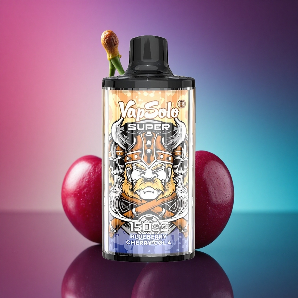 Vapsolo Super 15000 Puffs Cherry Cola 40ml Nicotina 50mg 850mAh