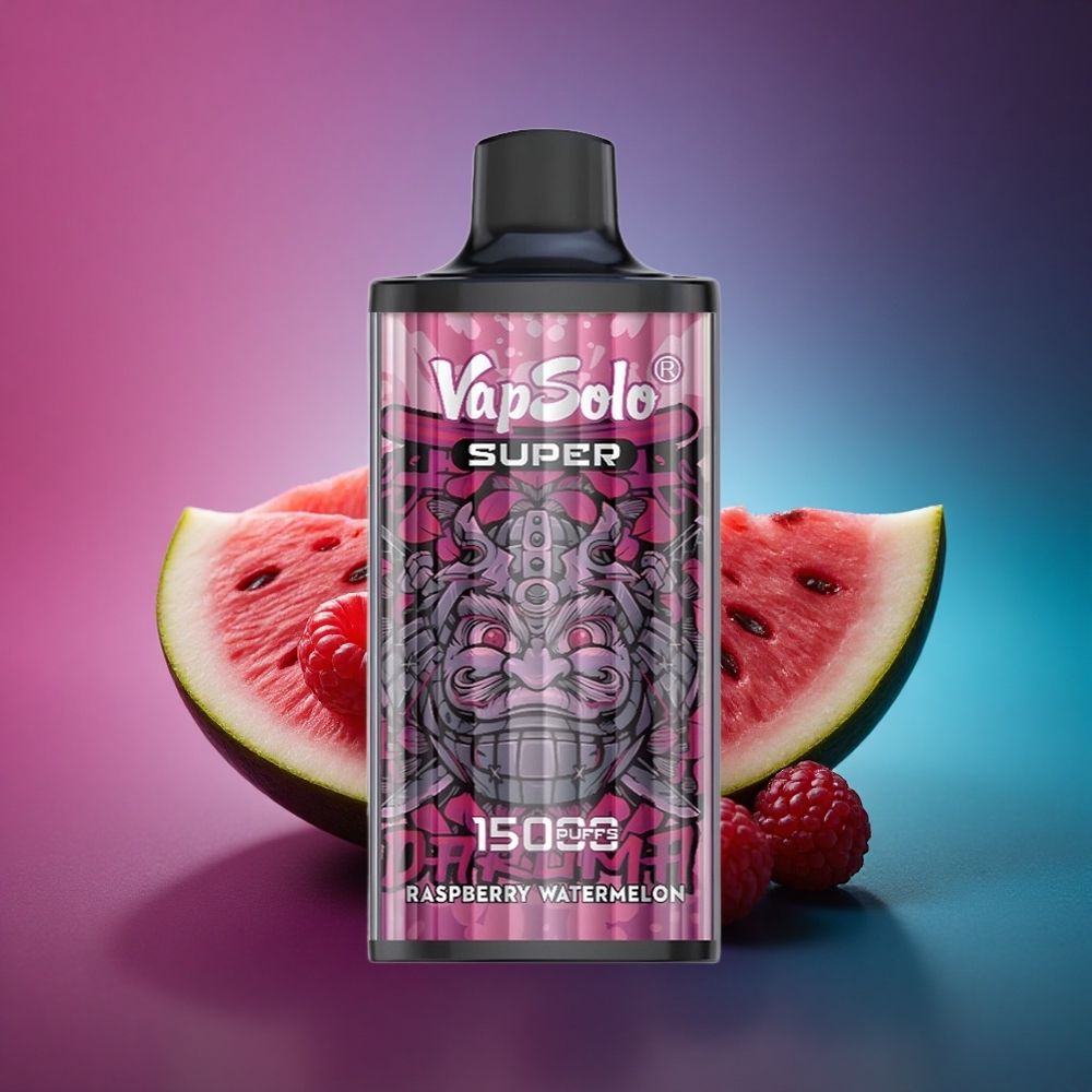 Vapsolo Super 15000 Puffs Frambuesa Sandía 40ml 850mAh