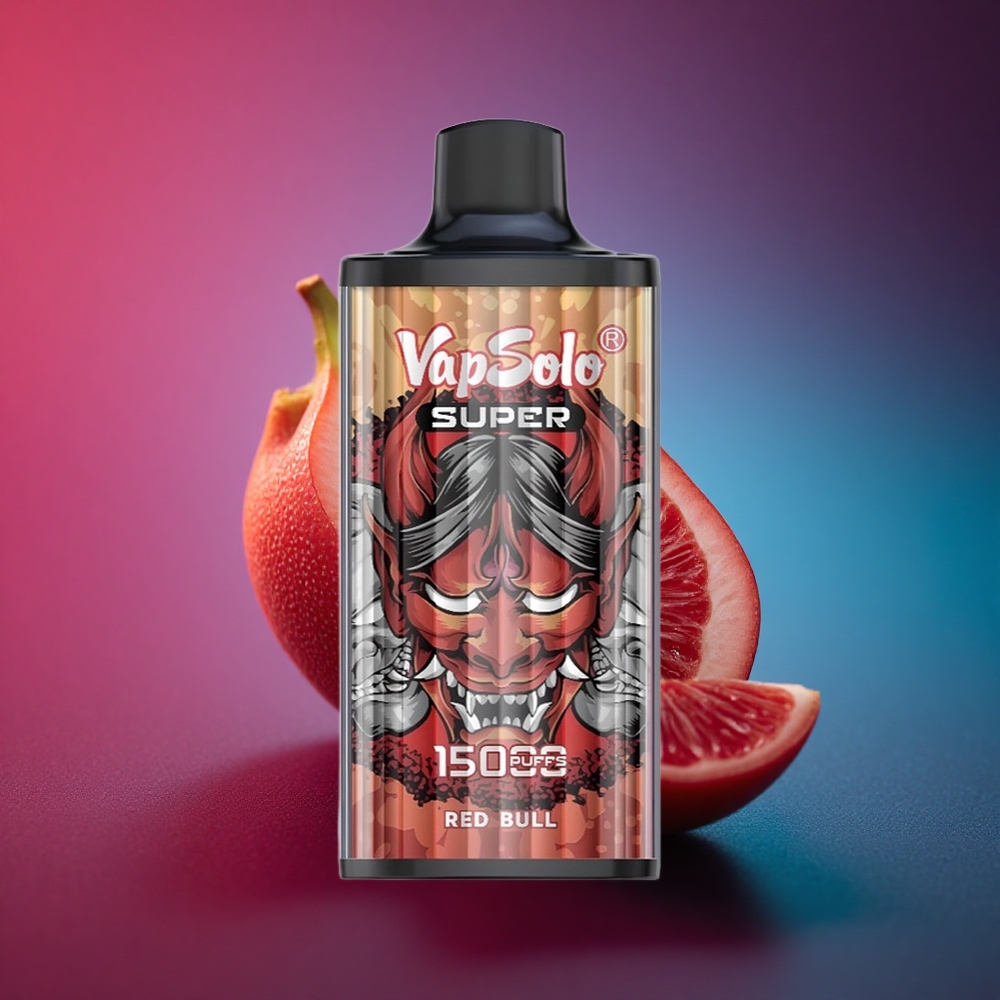 Vapsolo Super 15000 Puffs Toro Rojo 40ml 850mAh Tipo-C