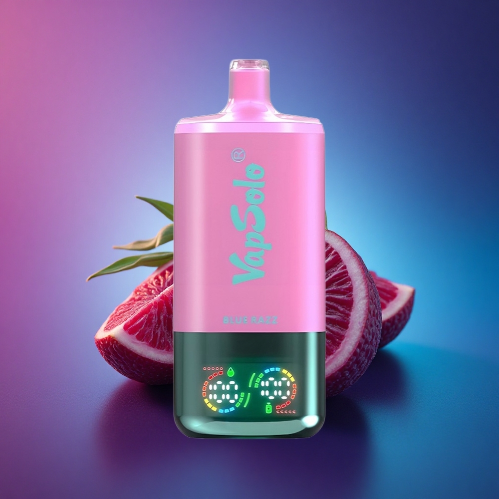 Vapsolo Triple 30000 Puffs Azul Frambuesa 40ml Tipo-C