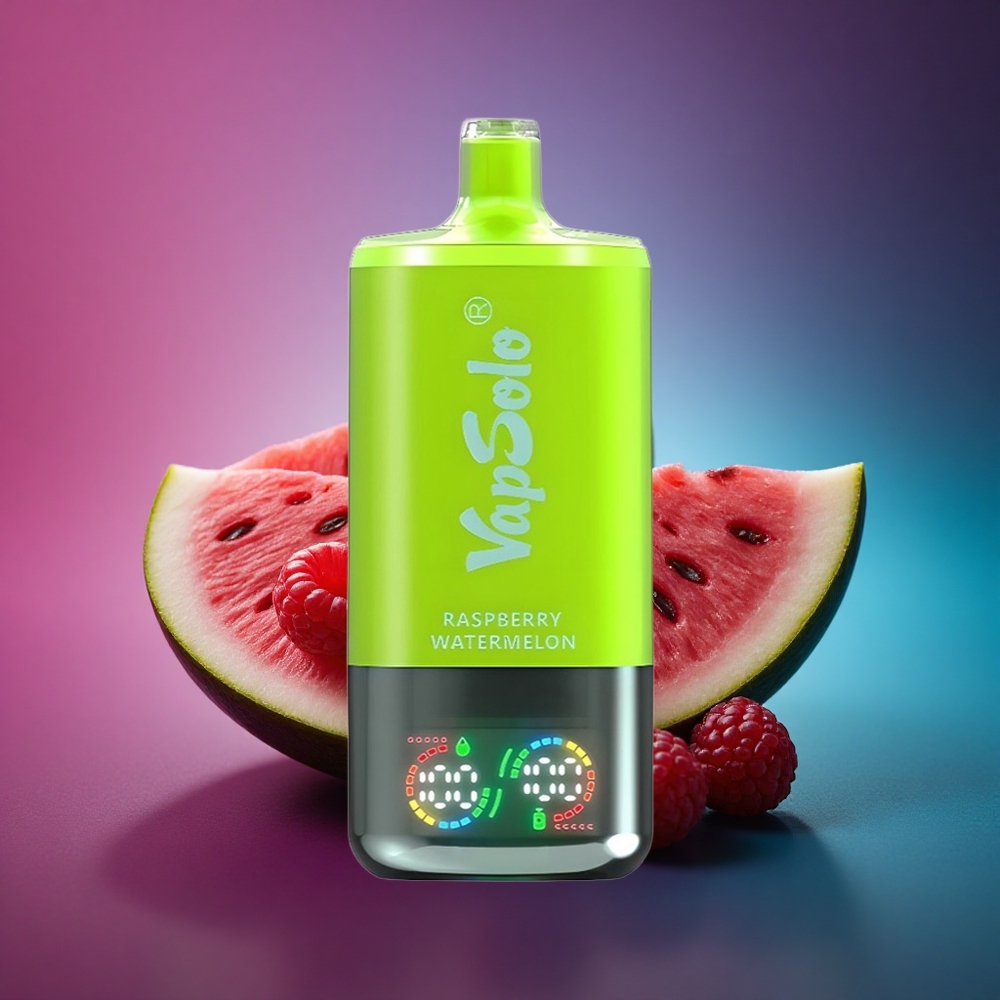 Vapsolo Triple 30000 Puffs Frambuesa Sandía 40ml Tipo-C