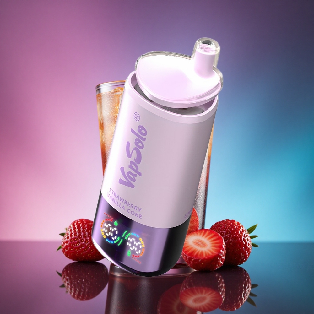 Vapsolo Triple 30000 Puffs Fresa Vainilla Coca-Cola con 40ml de líquido y nicotina 20mg/ml