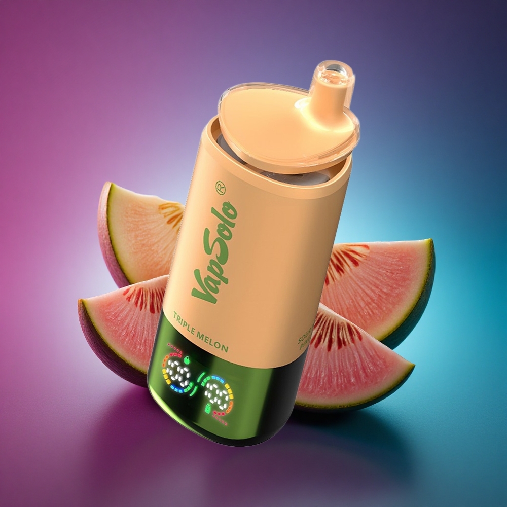 Vapsolo Triple 30000 Puffs Melón Triple 40ml Tipo-C 20mg Nicotina