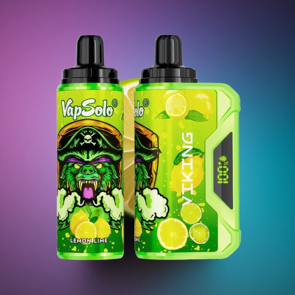 VapSolo VIKING 12000 Puffs Lima Limón Tipo-C 22ml Nicotina