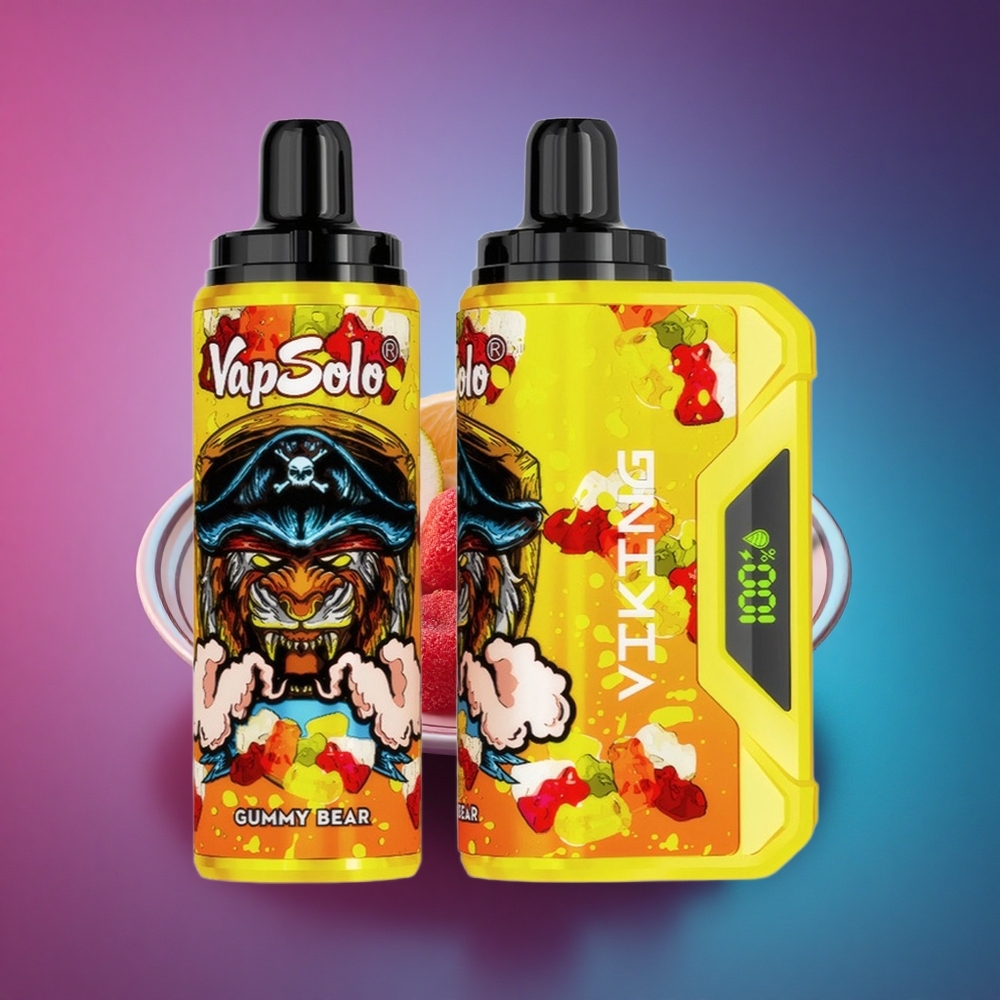 VapSolo VIKING 12000 Puffs Osito de Gominola Tipo-C 22ml Nicotina