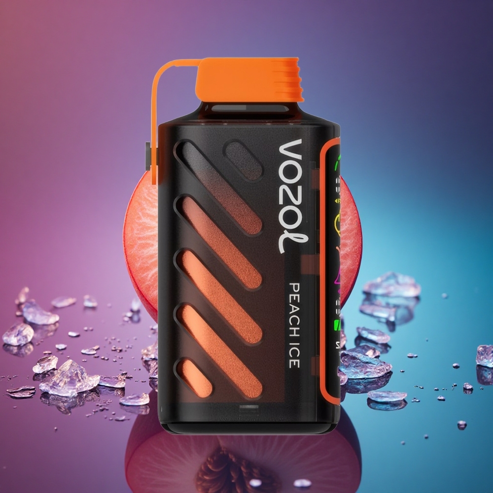 VOZOL Gear Power 20000 Puffs Melocotón Hielo con Pantalla Completa y Dual Mesh Coil VOZOL Gear Power 20000 Puffs Melocotón Hielo con Pantalla Completa y Dual Mesh Coil