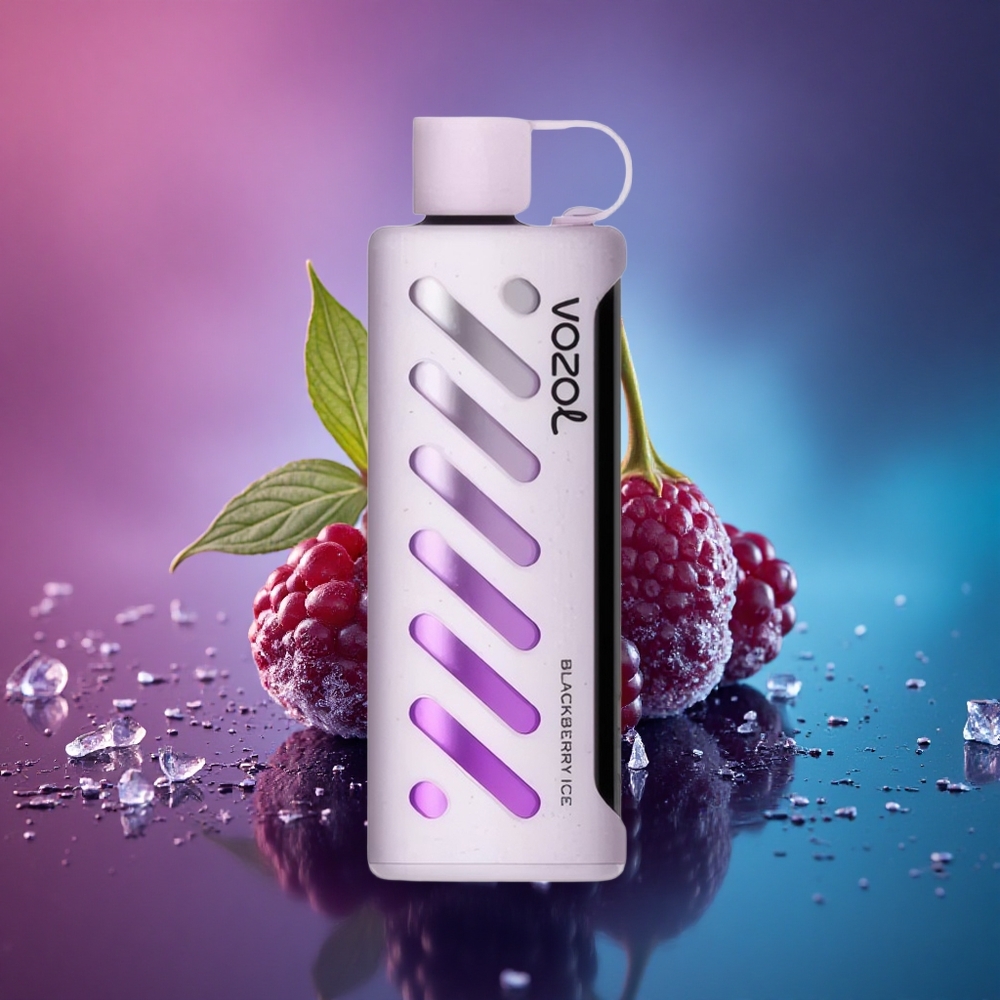 VOZOL Gear Shisha 25000 Puffs Mora Helada con Dual Mesh y 5mg/ml de Nicotina