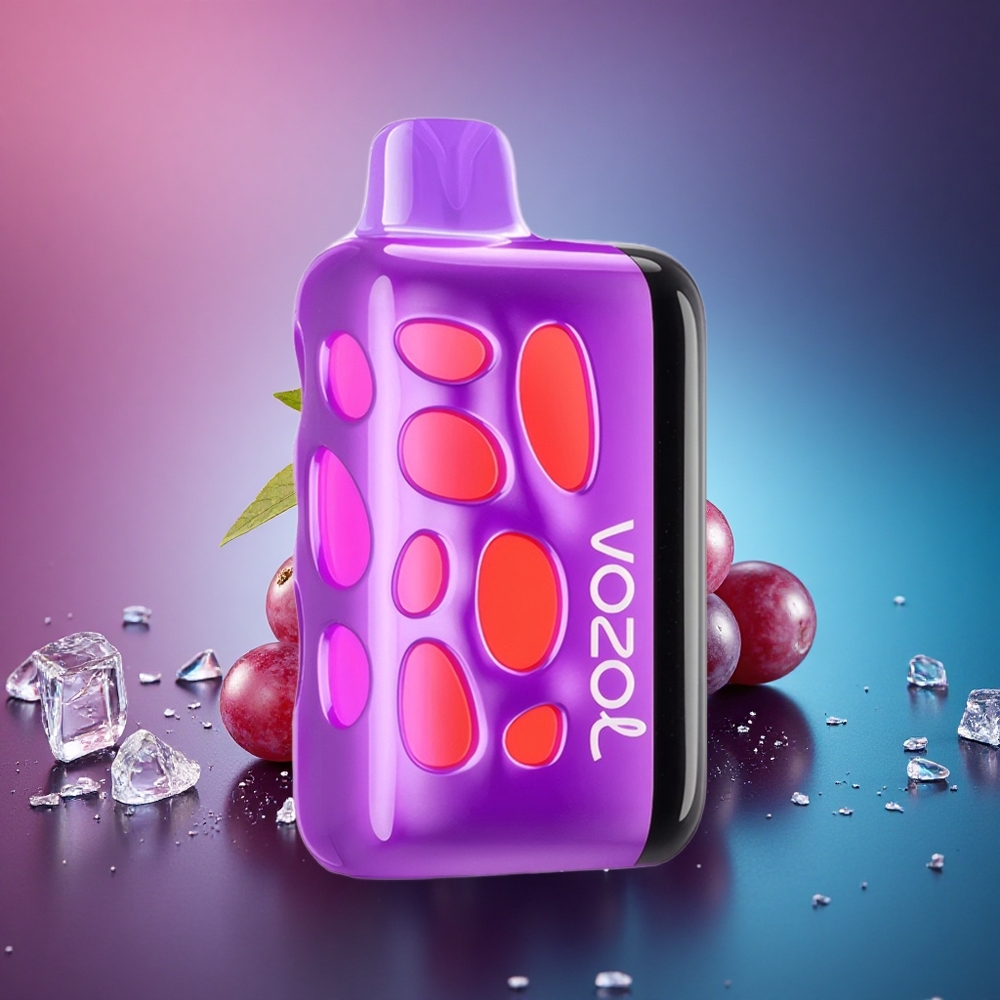 VOZOL RAVE 40000 Puffs Helado de Uva Resplandor Vibrante 1000mAh