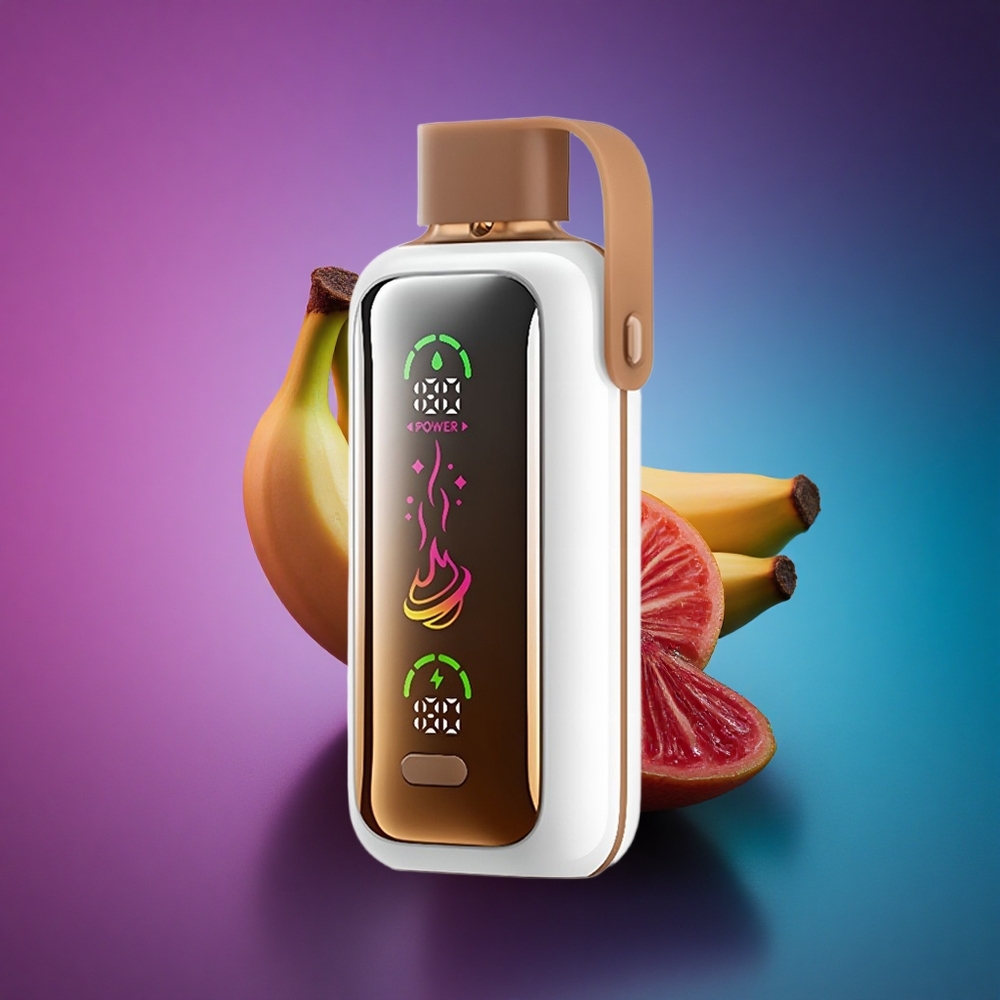 VOZOL Star 20000 Puffs Dragon Strawnana Espejo HD 650mAh Dual Mesh