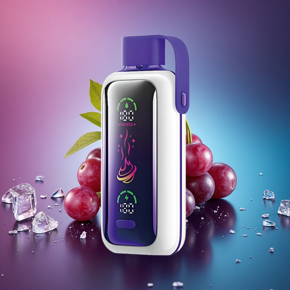 VOZOL Star 20000 Puffs Helado de Uva con Pantalla HD 2.2'' y 650mAh