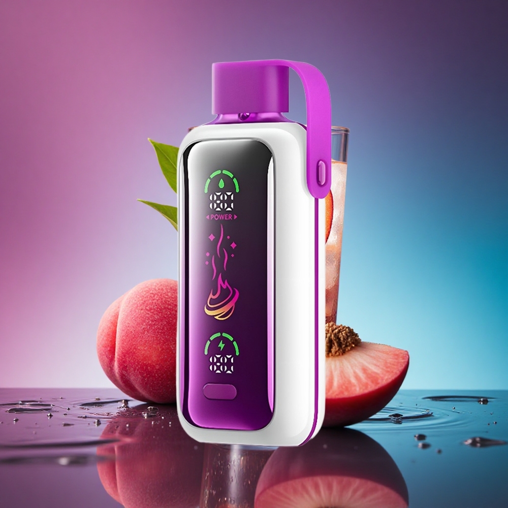VOZOL Star 20000 Puffs Jugo de Melocotón Helado con Pantalla HD 2.2 y 650mAh