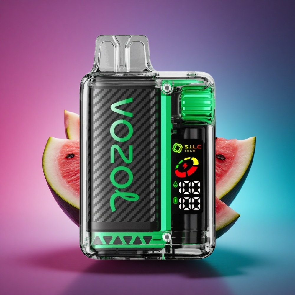 VOZOL Vista 20000 Puffs Chicle de Sandía Recargable con Batería de 650mAh y Nicotina al 2%