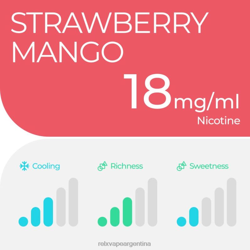 RELX sabores - RELX vaina pro - 2 vainas RHHHZ3 mango fresa