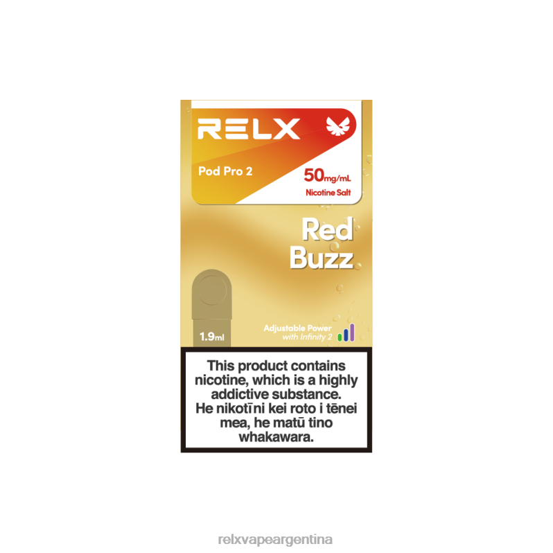 RELX sabores comprar - RELX pod pro 2 - 3 cápsulas RHHHZ115 zumbido rojo redbull