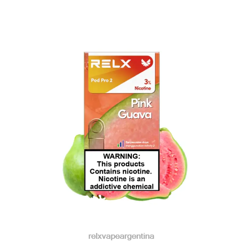 RELX tiendas - RELX pod pro 2 - 3 cápsulas RHHHZ106 guayaba rosa