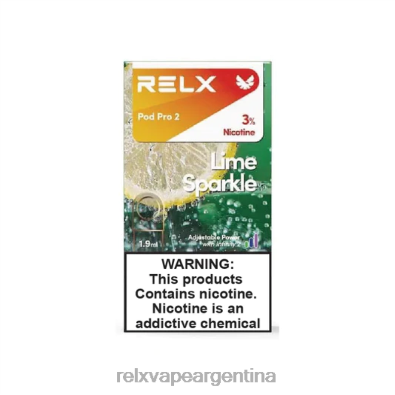 RELX tiendas - RELX pod pro 2 - 3 cápsulas RHHHZ96 sprite de brillo de lima