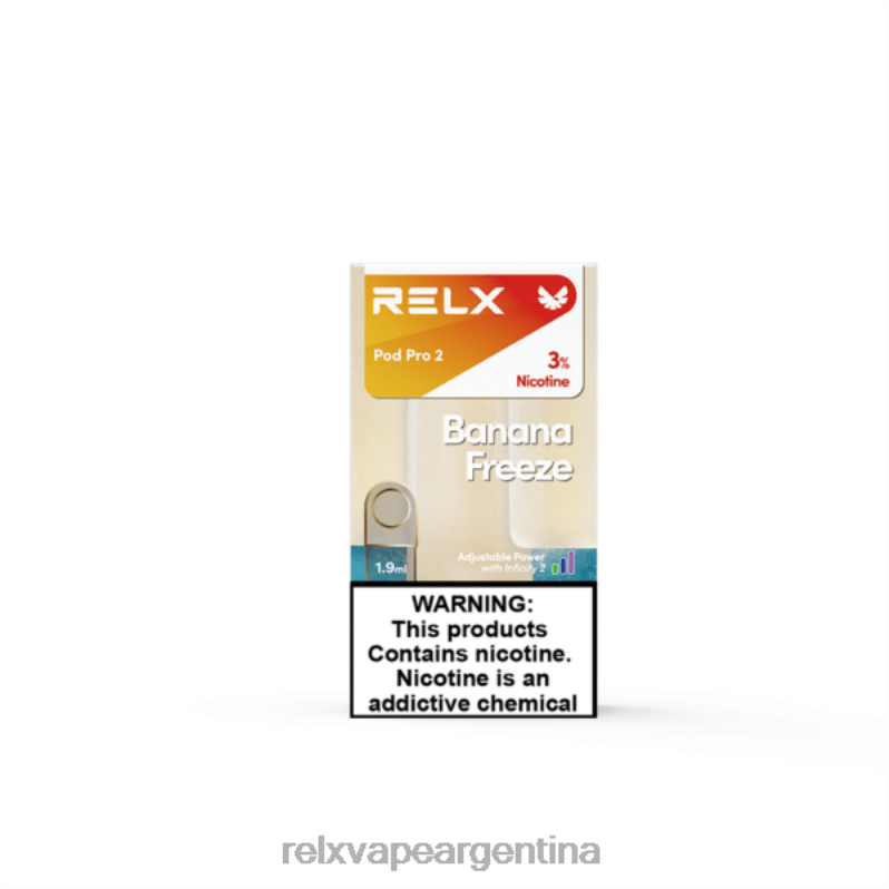 RELX vape mercado libre - RELX pod pro 2 - 3 cápsulas RHHHZ89 congelación de plátano