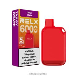 RELX Crush Pocket 6000 5% alto nic | RT8J8827 Vaporizador ‎RELX Precio uva picante