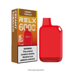 RELX Crush Pocket 6000 5% alto nic | RT8J8828 Mejores Sabores ‎RELX tabaco cremoso