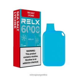 RELX Crush Pocket 6000 helado | RT8J8814 Mejores Sabores ‎RELX lichi de sal marina