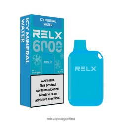 RELX Crush Pocket 6000 helado | RT8J8823 ‎RELX Vape Argentina agua mineral helada