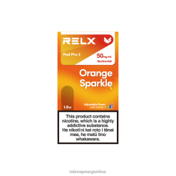 RELX vape mercado libre - RELX pod pro 2 - 3 cápsulas RHHHZ99 brillo naranja