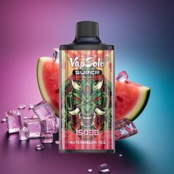 Vapsolo Super 15000 Puffs Sandía Helada 40ml 20mg nicotina 850mAh