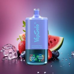 Vapsolo Triple 30000 Puffs Fresa Sandía & Arándano Hielo con 40ml de Líquido y Nicotina 20mg/ml