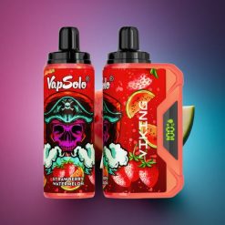 VapSolo VIKING 12000 Puffs Fresa Sandía 22ml Nicotina 20mg/ml Tipo-C