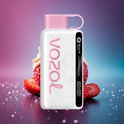 VOZOL STAR 9000/12000 Puffs Helado de Fresa con Carga Rápida 30% y 650mAh